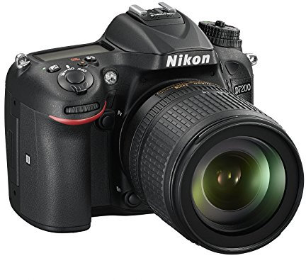Nikon D7200 + Nikkor 18/105 VR Fotocamera Reflex Digitale, 24,72 Megapixel, Wi-Fi incorporato, NFC, SD 8GB 200x Premium Lexar, colore: nero [Nital card: 4 anni di garanzia]