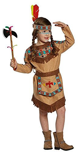 Rubie's Indianerin Baca Kostüm Mädchen braun Größe 104-152