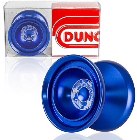 Duncan Toys Windrunner Yo-Yo [Blue] - Unresponsive Pro Level Aluminum Yo-Yo with Double Rim, Concave Bearing, SG Sticker Response