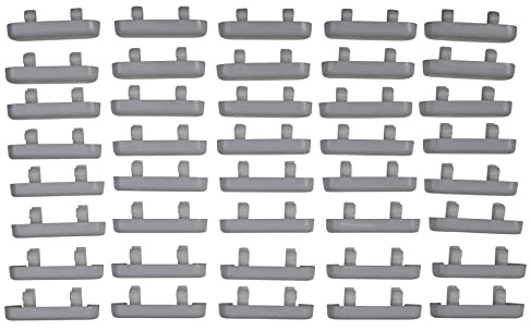 40 x PVC Window Drain Caps Weep Hole Drainage Covers uPVC Double Glazing White