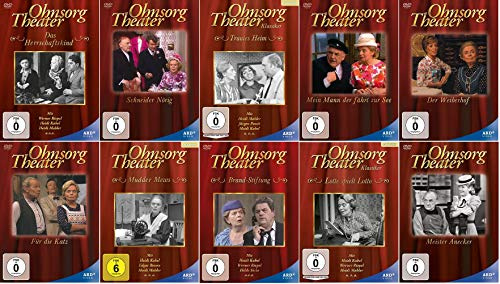Die lustigsten Ohnsorg-Theater Stücke Paket 2 u.a. Das Herrschaftskind, Schneider Nörig, Der Weiberhof, Brand-Stiftung [10 DVD Set]