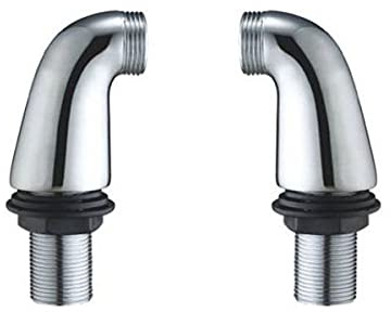 Chrome Bathroom Bath Mixer TAP Legs Adapter Pillars Extension