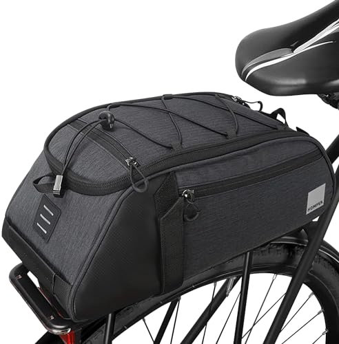 HOMPER Fahrradtasche Satteltasche Gepäcktasche Gepäckträger Tasche Rucksack Seitentasche Mountain Road MTB Fahrrad Radfahren Rücksitztasche (8 L)