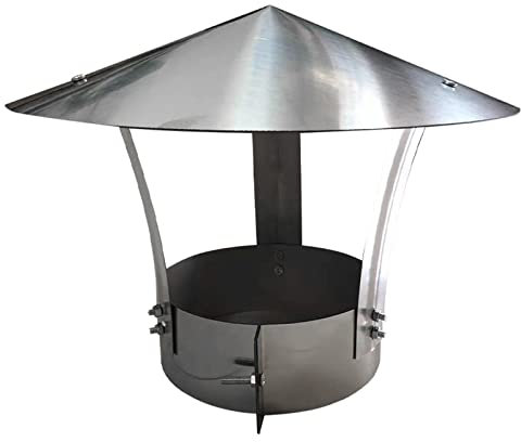 Umiup Kamin Kappe, konisch, Kaminabdeckungen, Dachentlüftung, Schornstein, Kaminabgas, Heizungsrohr, Kamin, Erdofen, Abdeckkappe
