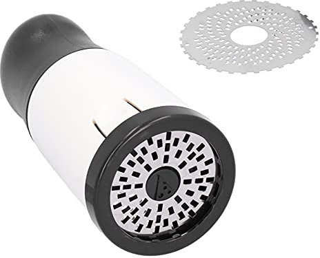 lvifloae Rotary Cheese Grater Cheese Grater Handheld Cheese Grater Equipped with 2 Replaceable Blades Suitable for Kitchen Cheese and Cheese Shredding