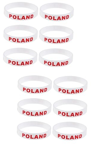 BESPORTBLE 12 Pcs Country Wrist Bands Country Wristband Custom Bracelets Flag Wristband Slap Bracelets Mens Bangle Bracelet Custom s Mens Bracelet Flag Decorative Polish