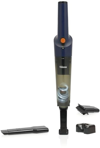 Tristar Aspiradora de Mano, Inalámbrica, Motor DC 65W, Limpieza en Seco y Húmedo, 2 Velocidades, 24 Minutos de Autonomía, con Base, Boquilla y Cepillo, KR-3140