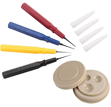 Brrnoo Uhrmacher-Reparaturwerkzeug-Set, Professionelles Uhrenöler-Set, 1 Ölbecher, 4 Ölstifte, Sortiment