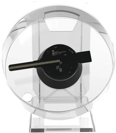 Mini proyector holográfico 3D con Ventilador, luz publicitaria for Tiendas, Bares y centros comerciales. Incluye Control Remoto
