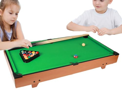 Tavolo da biliardo per bambini, tavolo da biliardo, mini tavolo da biliardo regolabile | Tavolo educativo per l'intrattenimento, tavolo da biliardo familiare per rilassarsi
