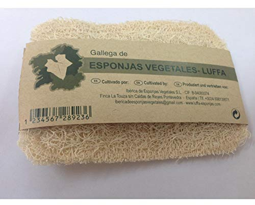 Estropajo natural de luffa, Vitroesponja vegetal.