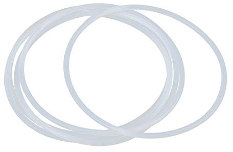 sourcing map 5 Stück Silikon O-Ringe 90mm OD 83,8mm ID 3,1mm Breite Weiß | VMQ Dichtung, Für Kompressor Ventile Rohr Reparatur