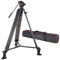 VILTROX VX-18M 188cm/74 inch Professional Tripod Aluminum alloy Heavy Duty Non-slip Video Panorama Tripod with Fluid Drag Head+Hand strap for Canon Nikon Sony DSLR Camera Video Recorder DV Camcorder