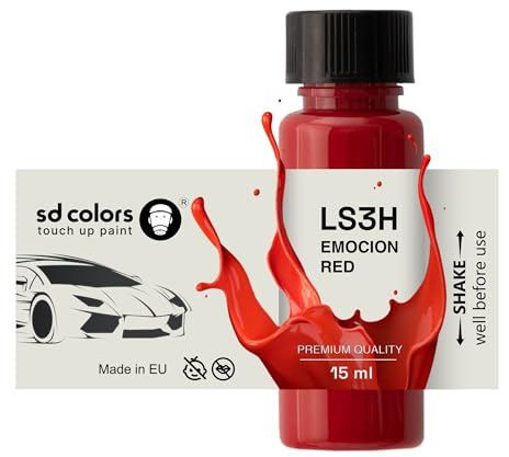 SD COLORS Neue lackstift Emotion ROT LS3H Reparatur KRATZEN 15 ml (Farbe)