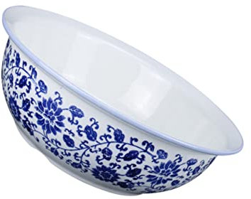 Porzellan-Ramenschalen und -Becken, Eierbehälter, Keramik-Rührschüsseln, Salatbehälter, Obst, Waschschüssel, Nudelschüsseln, Knet-Teigschüssel, Keramikbecken, Küchen-Rührbecken, Retro-Becken aus Keram