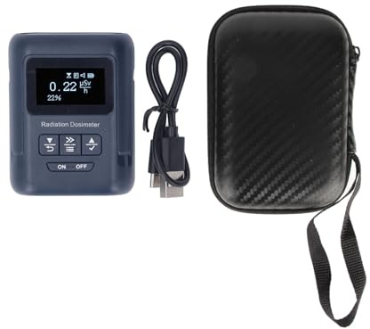 Radiation Detector Nuclear Monitor Dosimeter Geiger Counter Gamma X Ray Tester Portable Dose Alarm for Industrial Nuclear Radiation