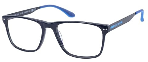 O'Neill Brille mit Sehstärke für Herren optional mit Sonnenbrillentönung oder Blaulichtfilter, Rechteckig, gefertigt aus Acetat, Modell: ONO-4504-106 (inklusive Brillenetui)