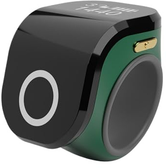 Genérico Compteur électronique de doigts, compteur de mains clicker | Compteur de clicker à main | Dispositif de comptage de tour rechargeable anneau de doigt design ergonomique batterie durable