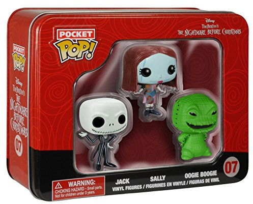 Disney Nightmare Before Christmas Pocket Pop Figures in a Tin