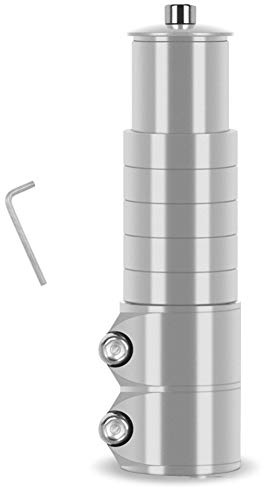 iSpchen Fahrrad Höhen-Adapter, Fahrrad Vorbauten Extender, Aluminiumlegierung Fahrrad Lenkererhöhung Gabelschaft Extender für Mountainbike, Rennrad, MTB, 138mm