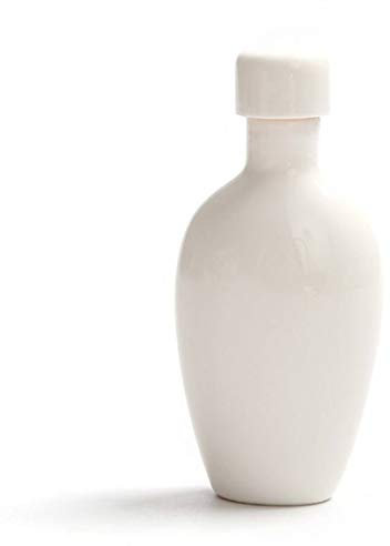 Boîte à rouge à lèvres antique - Petit flacon en porcelaine - Pot en céramique - Poudre rétro