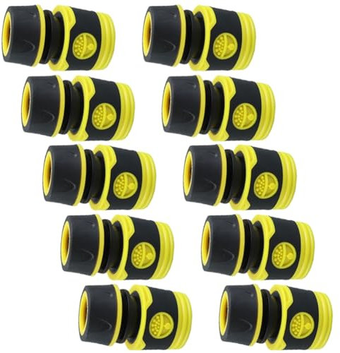 AstarFavor 10 pezzi Raccordo per Tubo da Giardino da 1/2 pollice Connettore per Tubo da Giardino, Attacco Rapido per Tubo da Giardino, Raccordo per Tubo in Plastica per Rubinetto di casa