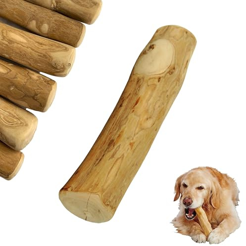 FAVPET Kaffeeholz Kaustangen Hund, Kauspielzeug für Hunde, Kaffeeholz für Hunde, Zahnpflege Hund, Kauspielzeug Hund, Kauholz für Hunde, Kauspielzeug Welpe, Unzerstörbares Hundespielzeug XS (1 Stück)