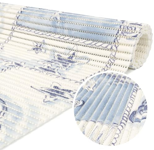 Weichschaummatte Badematte Bad Dusche WC Vorleger Teppich Antirutsch Badläufer Delfine Blau Weiß Maritim 160x130cm