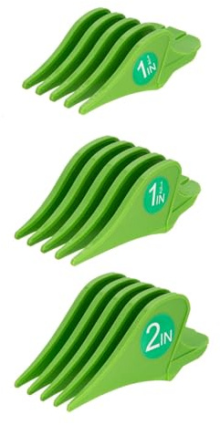3-teiliger Großer Führungskamm, Kompatibel Mit Wahl, Zubehör For Elektrische Haarschneidemaschinen (32 Mm, 38 Mm, 51 Mm), Friseursalon-Haarschneidekamm Y0702(3PC-green)