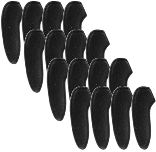 Ciieeo Protector de Punta para Cuchillos de Cocina, 25 Fundas Plásticas Negras para Puntas de Cortadores Multiusos, Protección Segura para Utensilios y Consejos para Chefs en Hogar