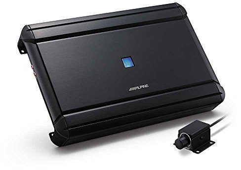 Alpine V-Power - Amplificador Mono con Control Remoto, Color Negro