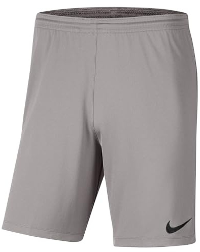 NIKE Unisex Kid's Y Nk Dry Park Iii Nb K Shorts, Pewter Grey/Black, XL