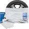 JK Trade® Ensemble de 4 Sacs à pneus de qualité supérieure Extra Solides pour Le Stockage des pneus de Votre Voiture, Ensemble de Sacs à pneus, Sacs à Jantes, pour 16, 17, 18, 19 et 20 Pouces (Blanc)