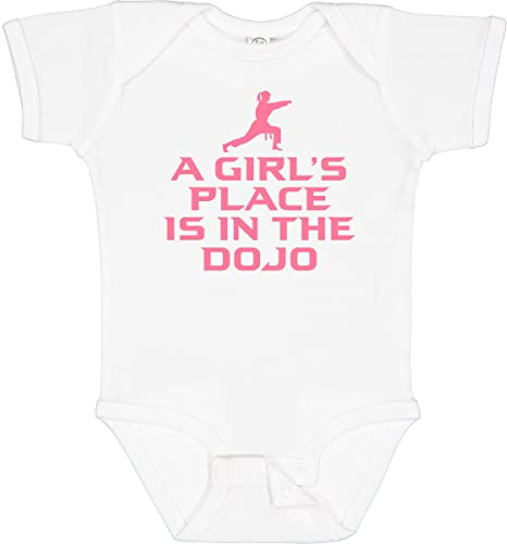 inktastic Girls Cute Karate Martial Arts Baby Bodysuit 6 Months 0020 White 3d0bd