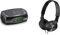 Karcher UR 1308 Radiowecker mit CD Player und UKW Radio (20 Senderspeicher) – Wecker mit Dual-Alarm, USB-Charger & Batterie Backup Funktion & Sony MDR-ZX310W Lifestyle Kopfhörer, Schwarz