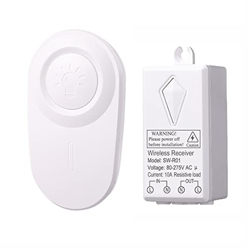 Mengshen Fernschalter Und Empfänger Kit, Drahtloses Relais Klein Tragbar Keine Verkabelung, Kein Wlan Erforderlich Programmierbar Erweiterbar Für Lichter Lampen Leds Ventilatoren Geräte