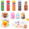Unvtap Miniatur Essen und Trinken, Miniatur Puppenhaus Zubehör 1/12, Miniatur Wichtel Zubehör Küche, Miniature Food Miniatur Zubehör, Mini Food, Mini Essen Spielzeug, Weihnachten Miniatur Ornament