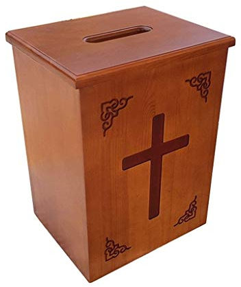 Wall Mount Standing Dual Use Solid Wood Mail Box Lockable Letterbox Home Office Post Security Outdoor Church Offering Coin Collection Fundraising Box