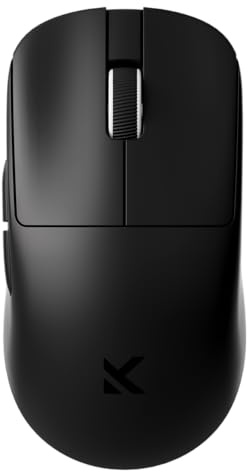 MCHOSE L7 Pro Wireless Gaming Mouse, PAW3395 26K Sensor, Wireless/Wired Dual 8K Polling, 39g Ultra-Light Weight, 2.4GHz RF/BT/Wired Tri-Mode Connection (Pro-PAW3395 26K Sensor, Black)
