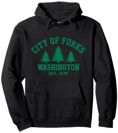 City Of Forks Washington Pullover Hoodie