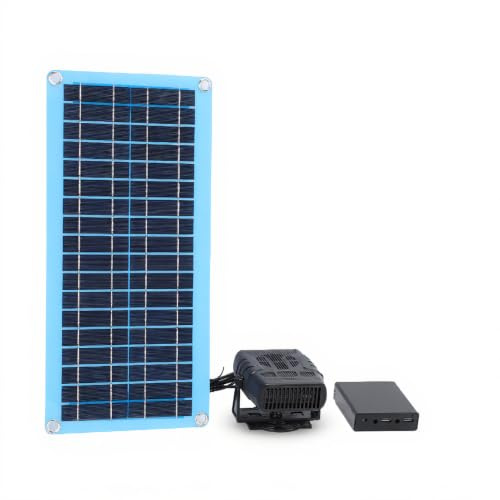 Jectse Chauffage à Panneau Solaire Monocristallin, Chauffage Solaire Réglable de 30 W pour le Camping en Plein Air, le Camping-car et le Réchauffement de la Maison des Animaux