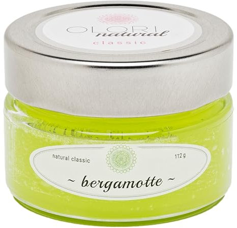 Olori Raumduftöl Bergamotte - Raumduft mit ätherischen Ölen - langanhaltend - frisch, fruchtig - 100% Natürlich & Reine Raumdüfte im Duftglas eigene Wohnung (112g)