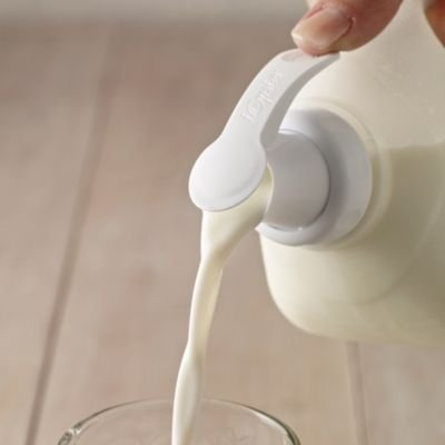 2 Milk Carton Topsters & Pourers (Fits Most Plastic Milk Bottles)