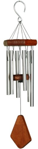 NATURE'S MELODY - Premium Klangspiel, ca. 18 Zoll / ca. 45 cm, silberfarben