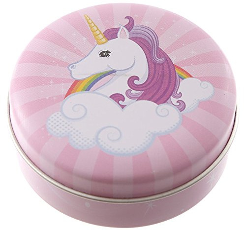 Lipgloss Lucidalabbra in Scatolina in Metallo Design Unicorno