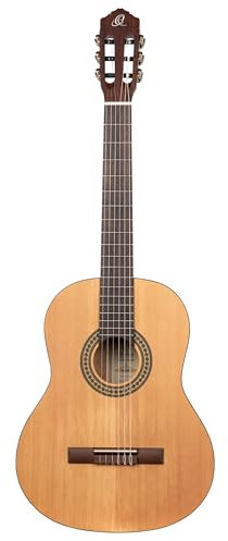 Ortega Guitars Konzert Gitarre Linkshänder – 4/4 – Student Series – Zeder, Katalpa, Natur (RSTC5M-L)