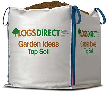 Warma 1 x Bulk Dumpy Bag Premium Top Soil - Approx 1000kg - Garden Bed Lawn Landscaping Improving Existing Soil Quality - Fruit Growing Vegetable Patch Rose Bushes Gardening Planters & Potting Plants