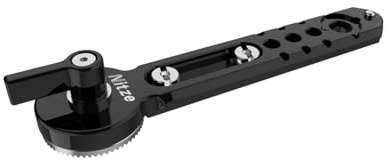 Nitze NATO Rail mit ARRI Rosette, Schnellspanner NATO Schiene Aluminiumlegierung mit Anti-Off Pin und Mehrere Montagepunkte, NATO Schiene kompatibel mit NATO Monitorhalterung,EVF (5/127 mm) - N49-NR5