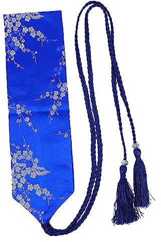 BESPORTBLE 1 Pz Cintura kimono di grandi dimensioni nappa cintura di nappe cintura in vita ricamata obi cinturino tessuto cinturone cintura da donna alla moda Accessorio per vestiti Tessitura