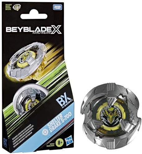Beyblade X Shelter Drake 5-70O, boosterpaket med Takara Tomy-snurra av uthållighetstyp, stridssnurror att spela med, från 8 år